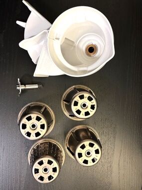 KitchenAid Rotor Slicer Shredder + Shaft Model RVSA Stand Mixer Attachment